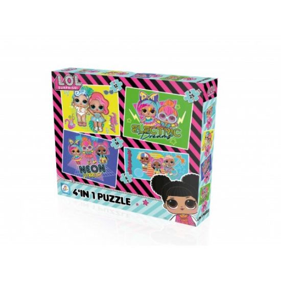 Laço Kids LOL 4IN1 Puzzle Çocuk Puzzle resmi