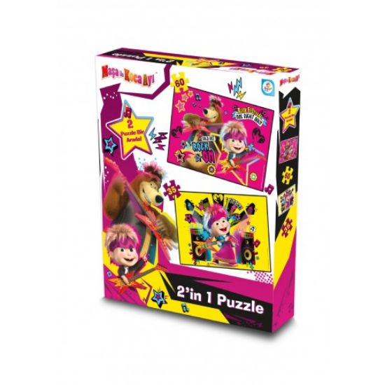 Laço Kids Maşa İle Koca Ayı 2'li Puzzle resmi