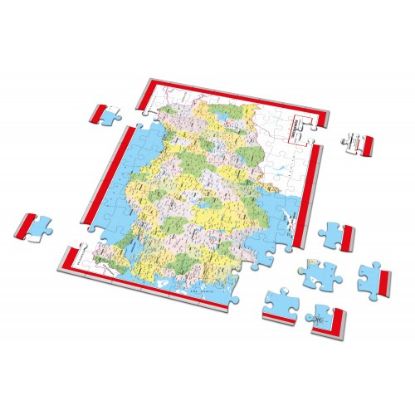 Türkiye Siyasi Haritası 123 Parça Puzzle resmi