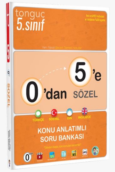 0'dan 5'e Sözel Konu Anlatımlı Soru Bankası resmi