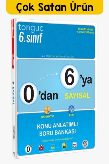 0'dan 6'ya Sayısal Konu Anlatımlı Soru Bankası resmi