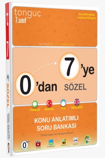 0'dan 7'ye Sözel Konu Anlatımlı Soru Bankası Tonguç resmi
