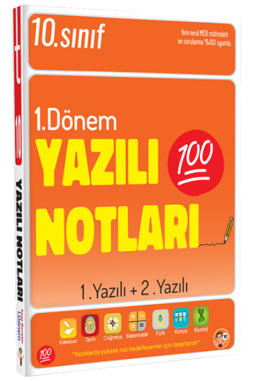 10. Sınıf Yazılı Notları 1. Dönem 1 ve 2. Yazılı Tonguç resmi