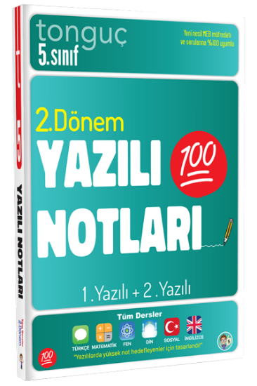5. Sınıf Yazılı Notları 2. Dönem 1 ve 2. Yazılı resmi