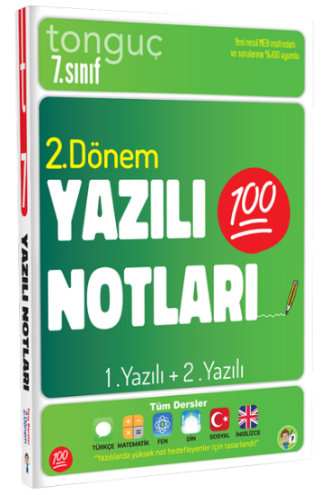 7. Sınıf Yazılı Notları 2. Dönem 1 ve 2. Yazılı resmi