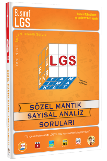 8. Sınıf LGS Sözel Mantık Sayısal Analiz Soruları resmi