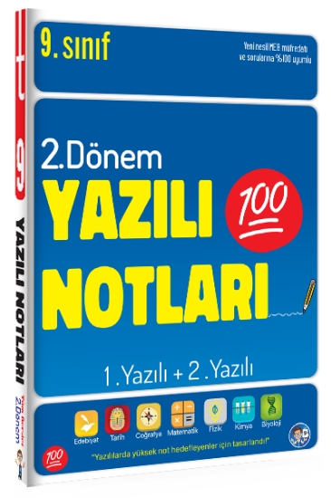 9. Sınıf Yazılı Notları 2. Dönem 1 ve 2. Yazılı resmi