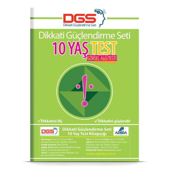 Adeda Yayıncılık DGS TEST 10 YAŞ resmi