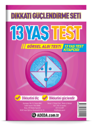 Adeda Yayıncılık DGS TEST 13 YAŞ resmi