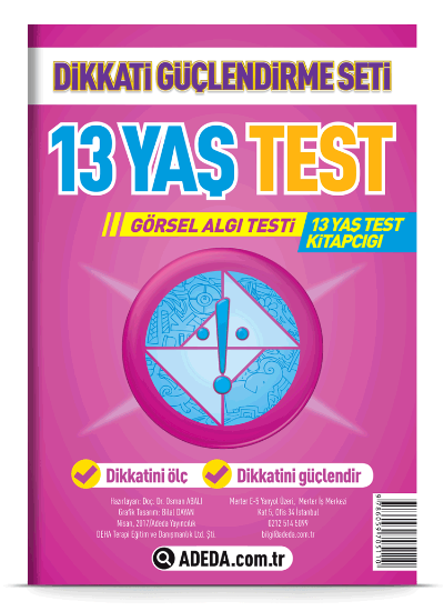 Adeda Yayıncılık DGS TEST 13 YAŞ resmi