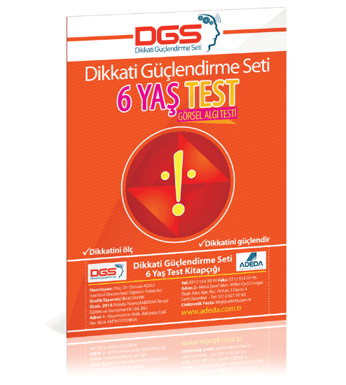 Adeda Yayıncılık DGS TEST 6 YAŞ resmi