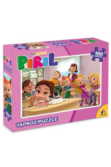 Adel Trt Çocuk Pırıl  (100 Parça) Kutulu Puzzle resmi