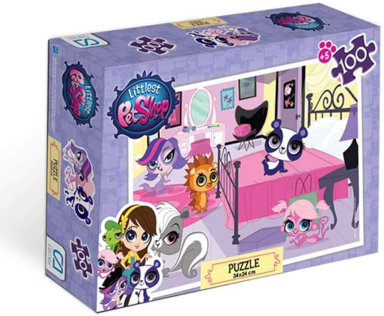 CA Games CA.5011 100 Parça Littlest Petshop Puzzle resmi