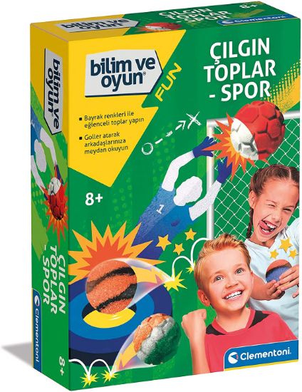 Clementoni - 64323 - Bilim Ve Oyun - Çılgın Toplar - Spor, Bilimsel Oyuncak resmi