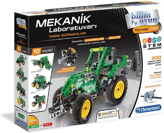 Clementoni - 64437 - Mekanik Laboratuvarı - Tarım Ekipmanları resmi