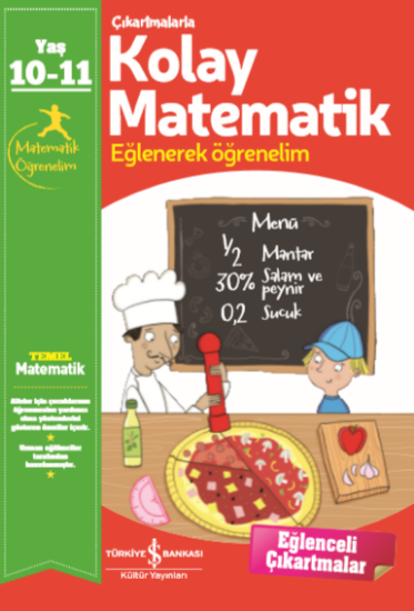 Çıkartmalarla Kolay Matematik 10-11 Yaş resmi