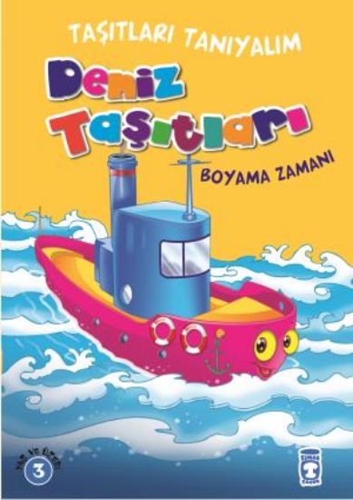 Deniz Taşıtları Boyama Zamanı - Taşıtları Tanıyalım resmi