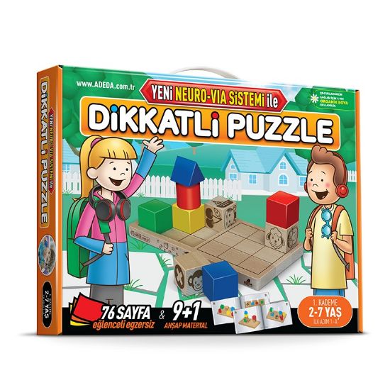 Adeda Dikkatli Puzzle İlk Adım 2 - 7 Yaş resmi