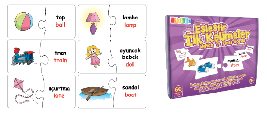Edukido Eşleştir İlk Kelimelerim (EDU-1015) resmi
