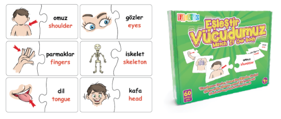 Edukido Eşleştir Vücudumuz (EDU-1008) resmi