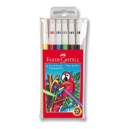 Faber Castell 6 Lı Keçeli Kalem resmi