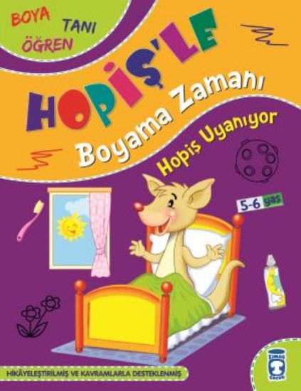 Hopiş Uyanıyor - Hopişle Boyama Zamanı resmi