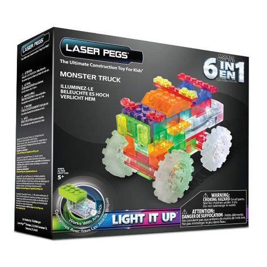 Laser Pegs 6 in 1 Dragster ZD130B resmi