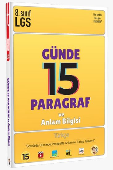 LGS Günde 15 Paragraf ve Anlam Bilgisi  Tonguç resmi