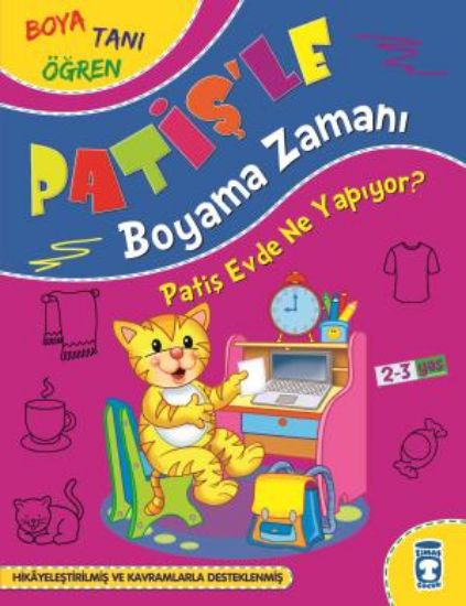 Patiş Evde Ne Yapıyor - Patişle Boyama Zamanı resmi
