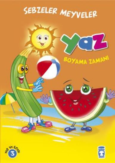 Yaz Boyama Zamanı - Sebzeler Meyveler resmi