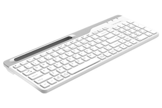 A4 Tech Fbk25 Beyaz Bluetooth+2.4G Nano Fn Multimedya Klavye resmi