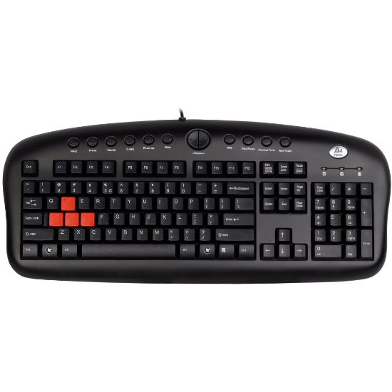 A4 Tech Kb-28G Siyah Usb Multımedya Gamer Klavye resmi