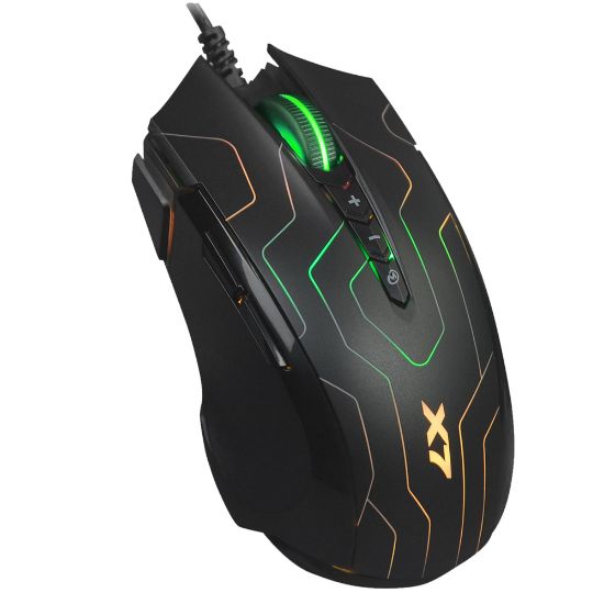 A4 Tech X89 Oscar X7 Neon Maze 2400Dpı Usb Makrolu Oyuncu Mouse resmi