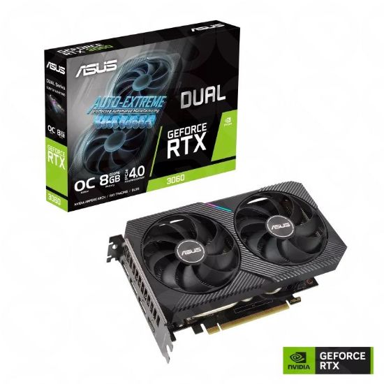Asus Dual RTX3060 OC DUAL-RTX3060-O8G PCIe4 8GB DDR6 Ekran Kartı resmi