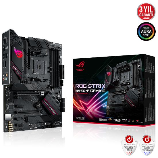 Asus Rog Strix B550-F Gaming AMD AM4 3.Nesil DDR4 DP HDMI Anakart resmi