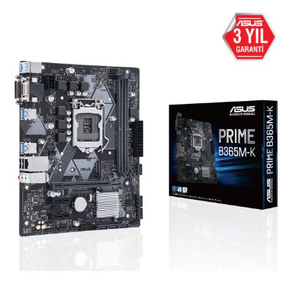 Asus Prime B365M-K Intel B365 Soket 8.-9. Nesil 11 Anakart resmi
