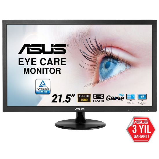 Asus 21.5" Vp228De 1920X1080 5Ms Dsub Monitör resmi