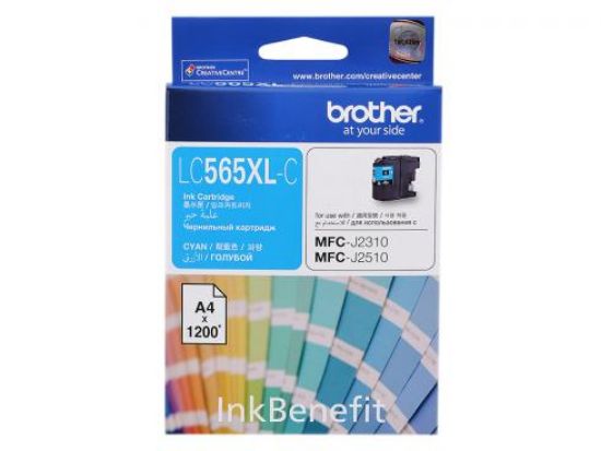 Brother LC565XLC Cyan Mavi 1.200 Sayfa Kartuş MFC-J3520/J3720 resmi