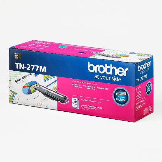 Brother TN-277M 2.300 Sayfa Magenta Kırmızı Toner HL-L3270CDW DCP-L3551CDW MFC-L3750CDW resmi