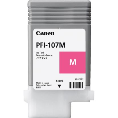 Canon PFI-107M Magenta Kırmızı Plotter Kartuş IPF770/775 resmi