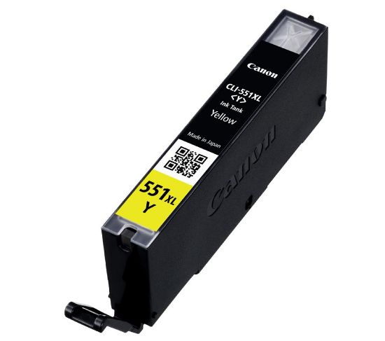 Canon CLI-551XL Y Yellow Sarı Yüksek Kapasiteli Mürekkep Kartuş IP7250 MX925 resmi