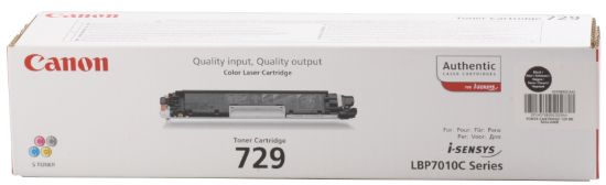 Canon CRG-729BK Black Siyah 1.200 Sayfa Toner LBP7010/7018 resmi
