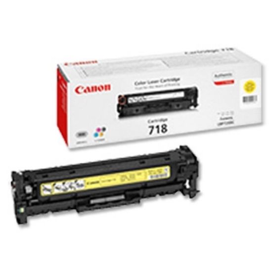 Canon CRG-718Y Yellow Sarı Toner MF728/729 MFC8350/8580 LBP7210 resmi