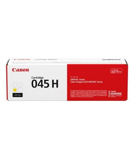 Canon CRG-045H Y Yellow Sarı 2.200 Sayfa Yüksek Kapasite Toner MF635/631 LBP613 resmi