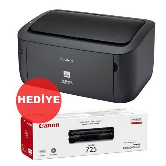 Canon LBP6030BK Toner Hediyeli Mono Lazer Yazıcı resmi