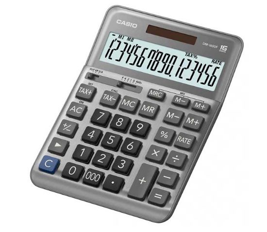 Casio DM-1600F 16 Hane Masa Üstü Hesap Makinesi resmi