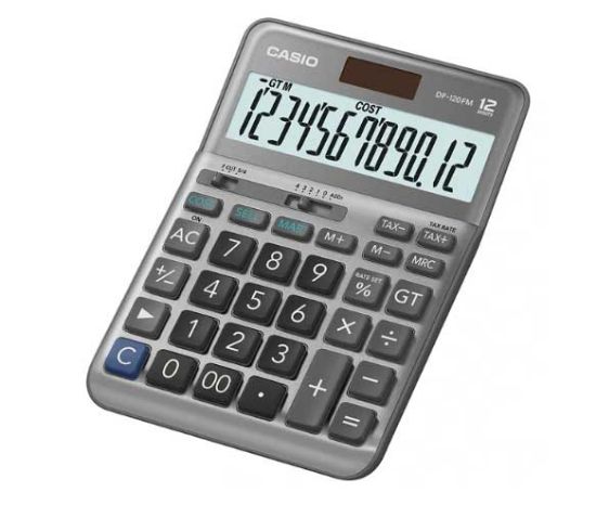 Casio DF-120FM 12 Hane Masa Üstü Hesap Makinesi resmi