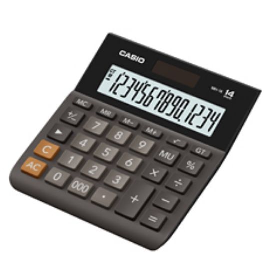 Casio MH-14 14 Hane Masa Üstü Hesap Makinesi resmi