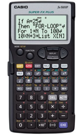 Casio FX-5800P Programlanabilir Bilimsel Fonksiyonlu Hesap Makinesi resmi
