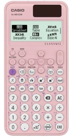 Casio FX-991CW-W-DT ClassWiz Pembe Bilimsel Fonksiyonlu Hesap Makinesi resmi